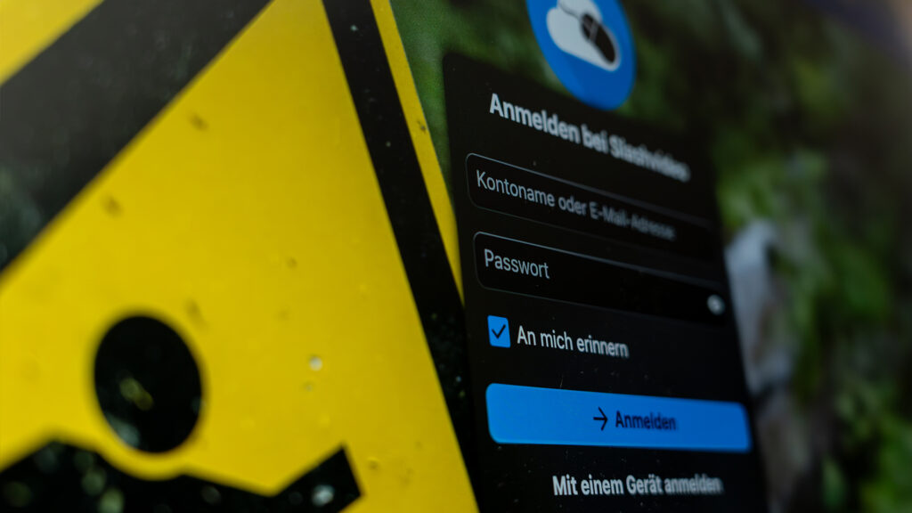 Die Login-Maske meiner crappy Nextcloud.